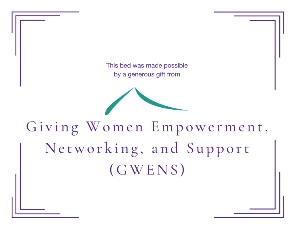 Sponsor A Bed Plaque - GWENS